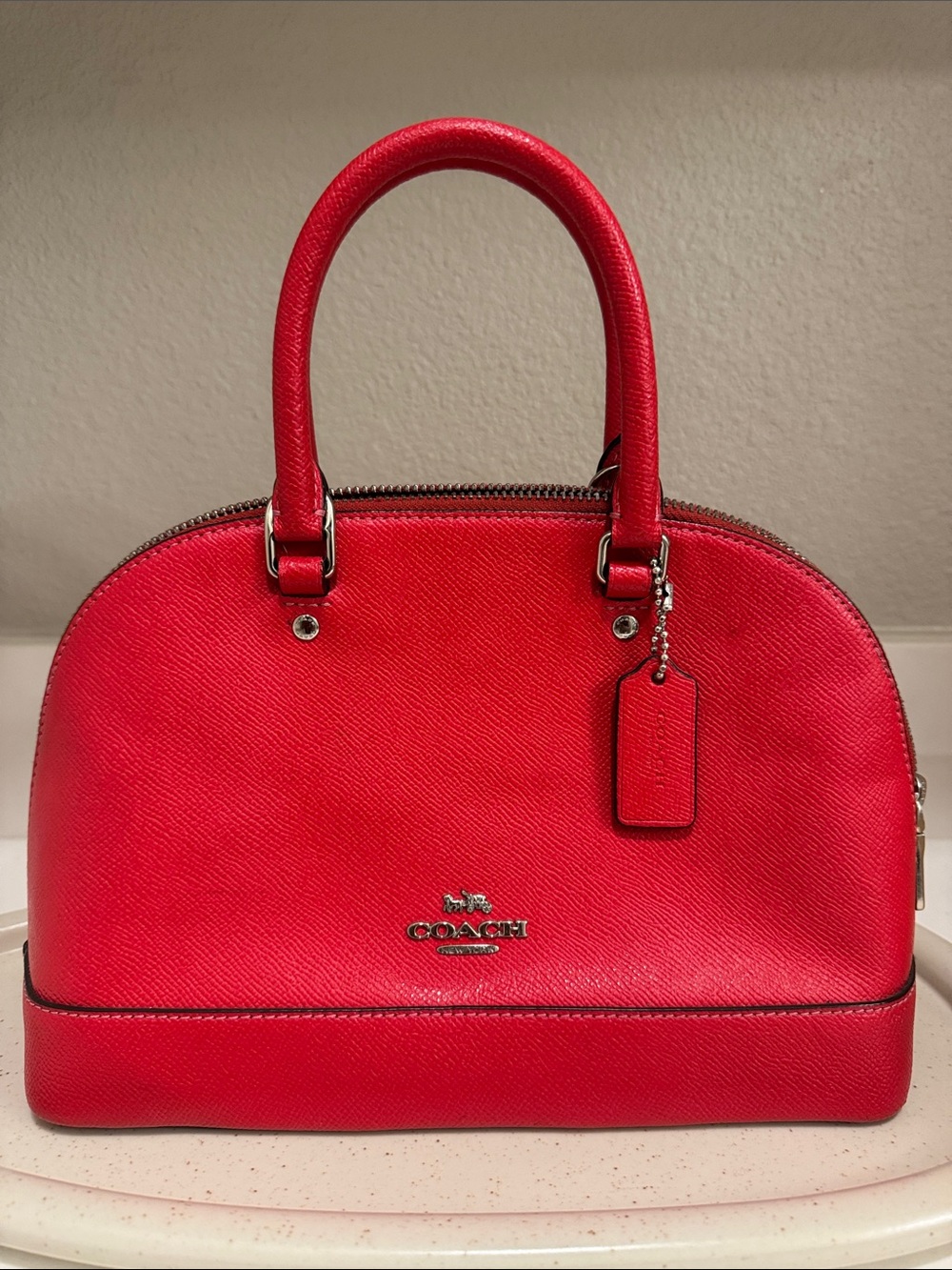 Coach Red Dome Satchel